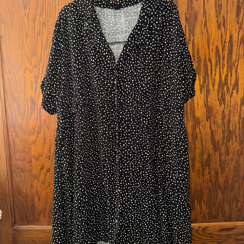 Black and White Polka Dot Dress